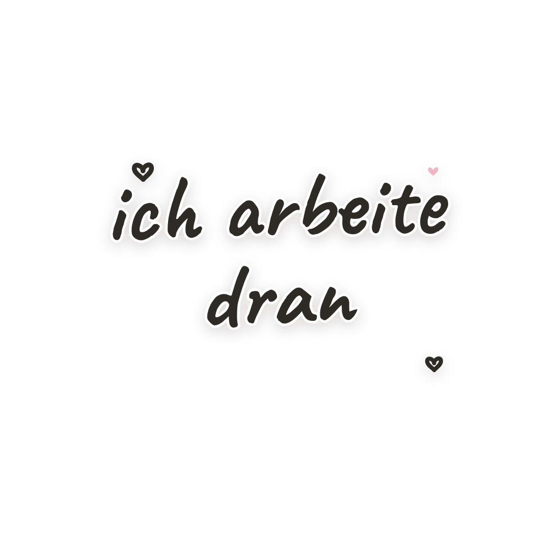 Sticker: ich arbeite dran