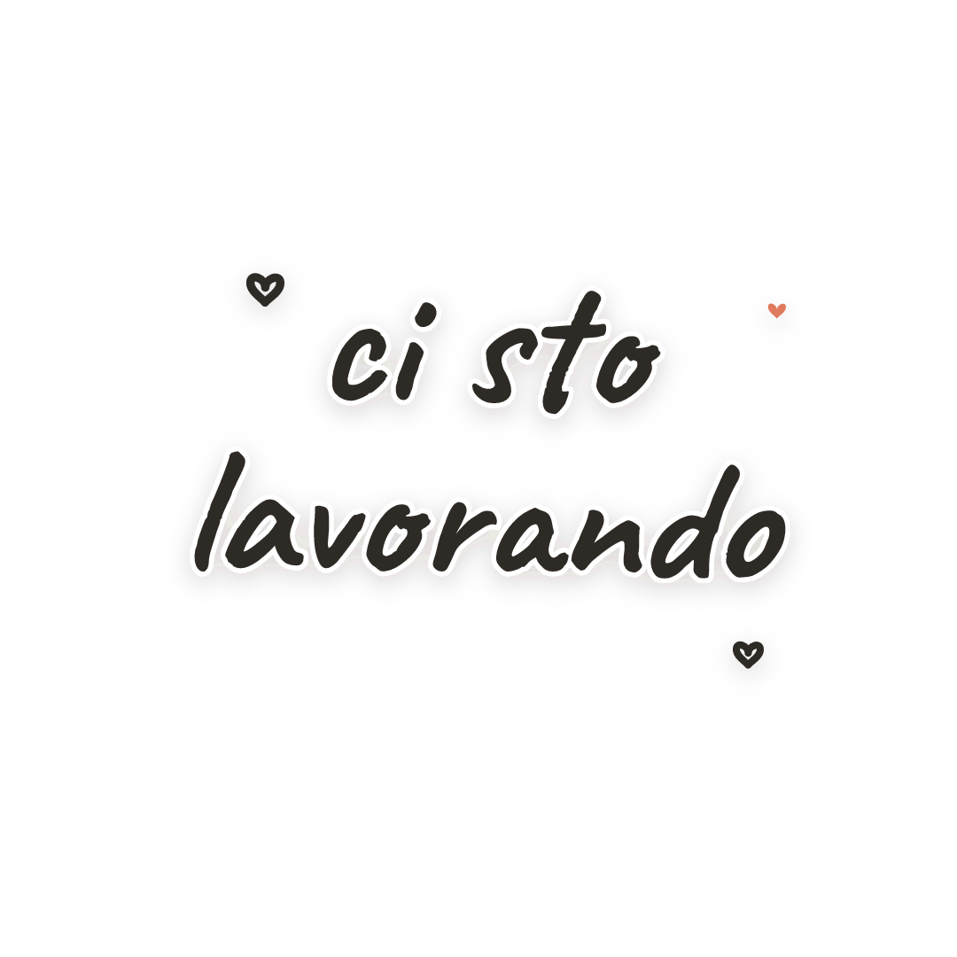 Sticker: ci sto lavorando