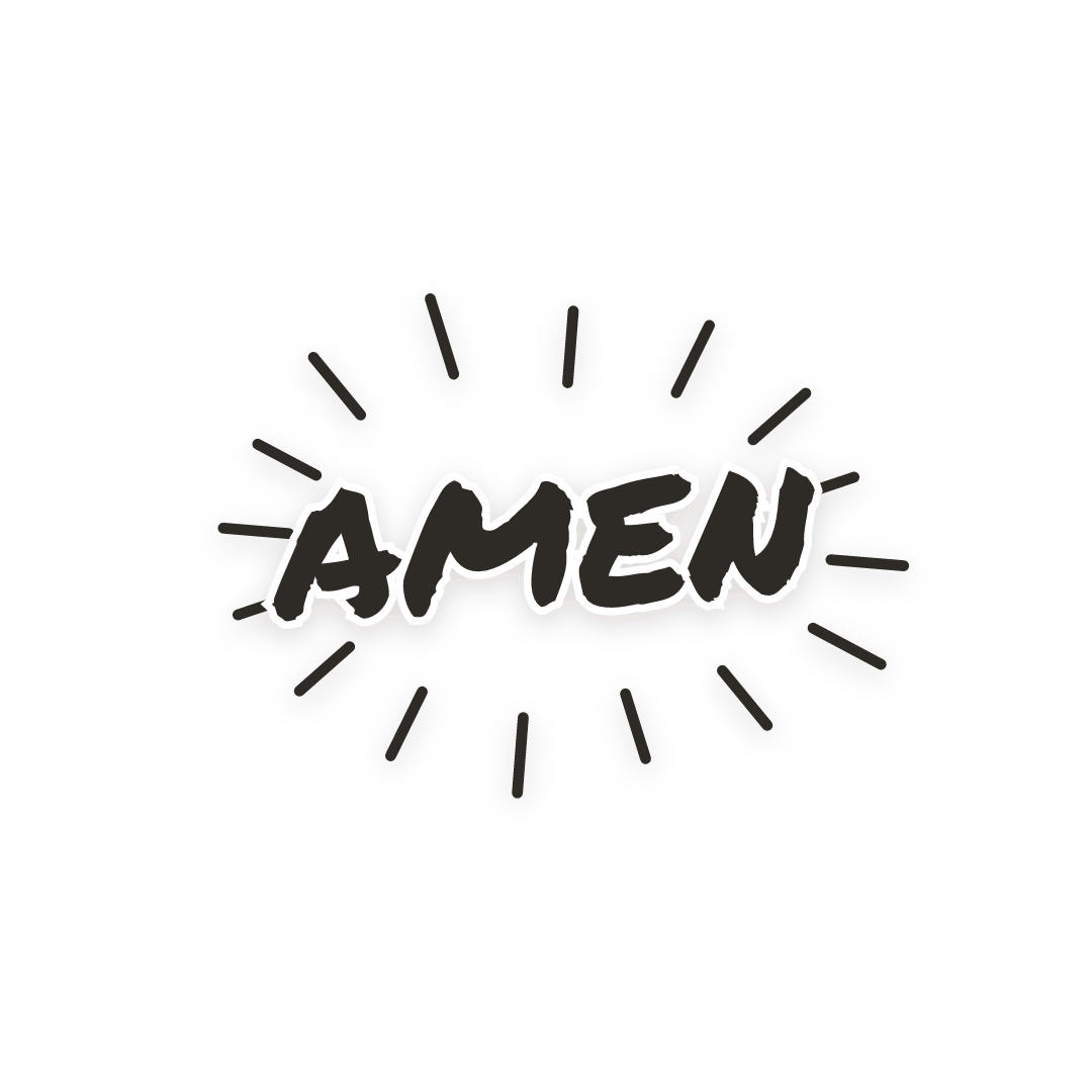 Sticker: amen