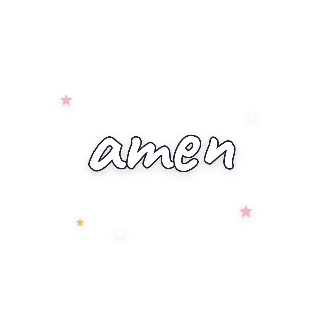 Sticker: amen