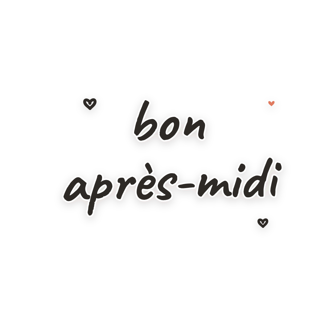 Sticker: bon après-midi