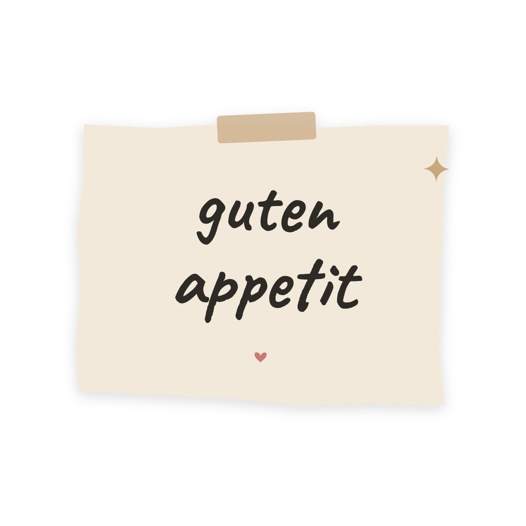 Sticker: guten appetit