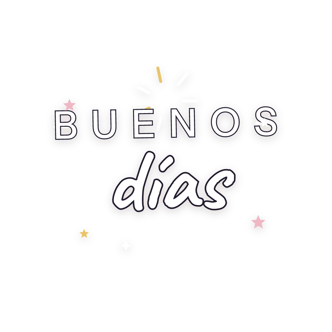 Sticker: buenos días