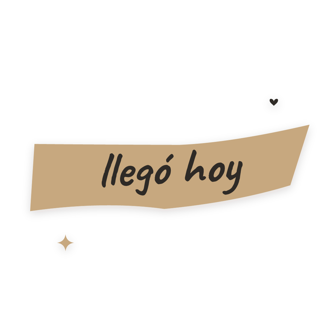 Sticker: llegó hoy