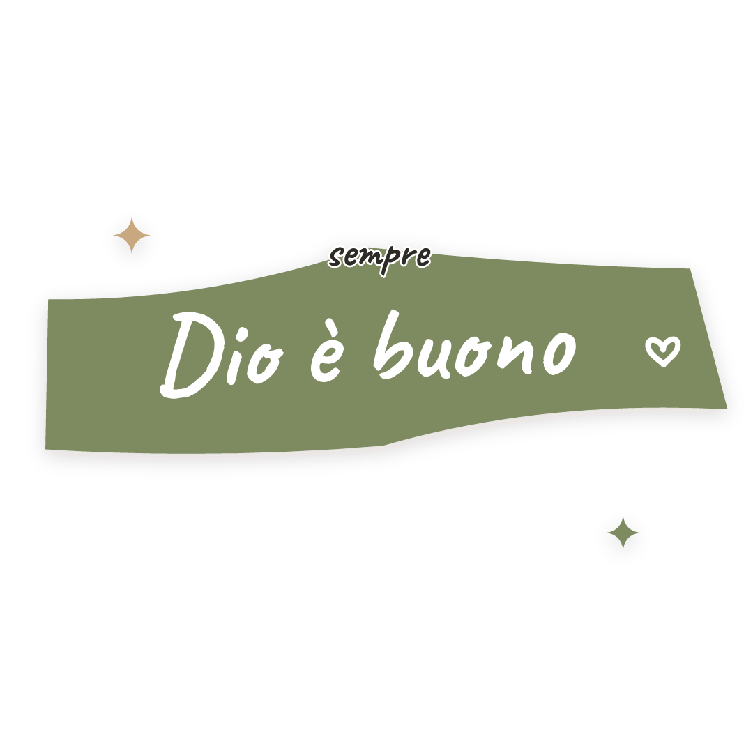 Sticker: sempre Dio è buono