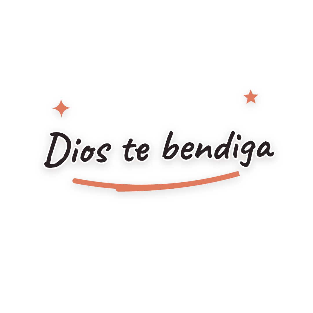 Sticker: Dios te bendiga