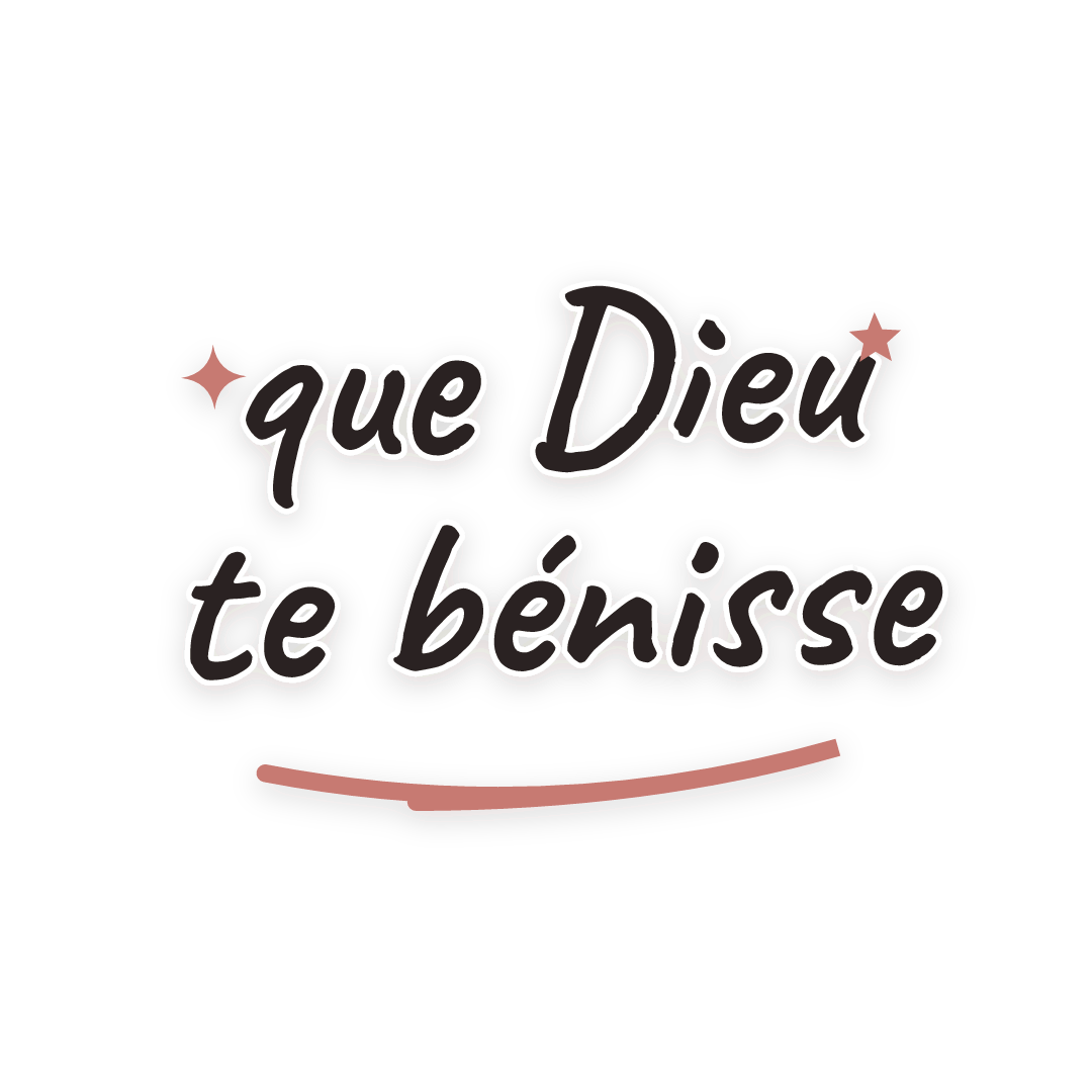 Sticker: que Dieu te bénisse