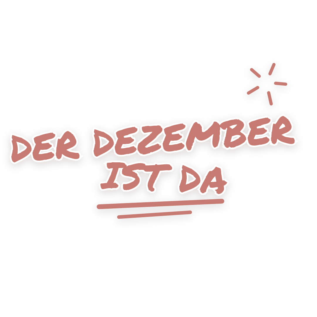 Sticker: der dezember ist da