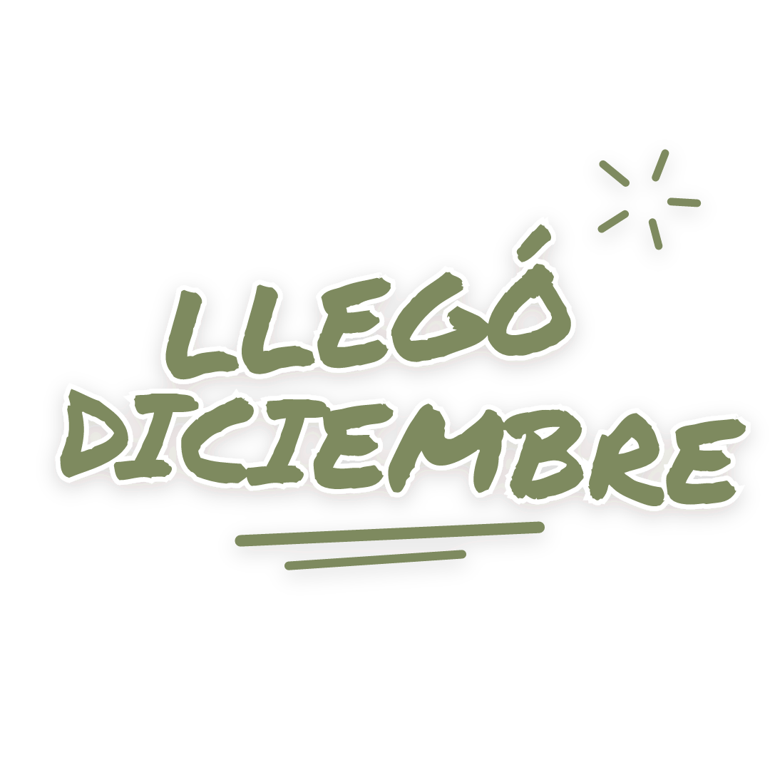 Sticker: llegó diciembre