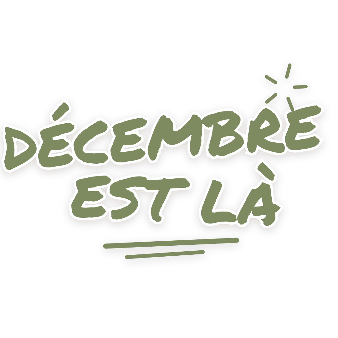 Sticker: décembre est là