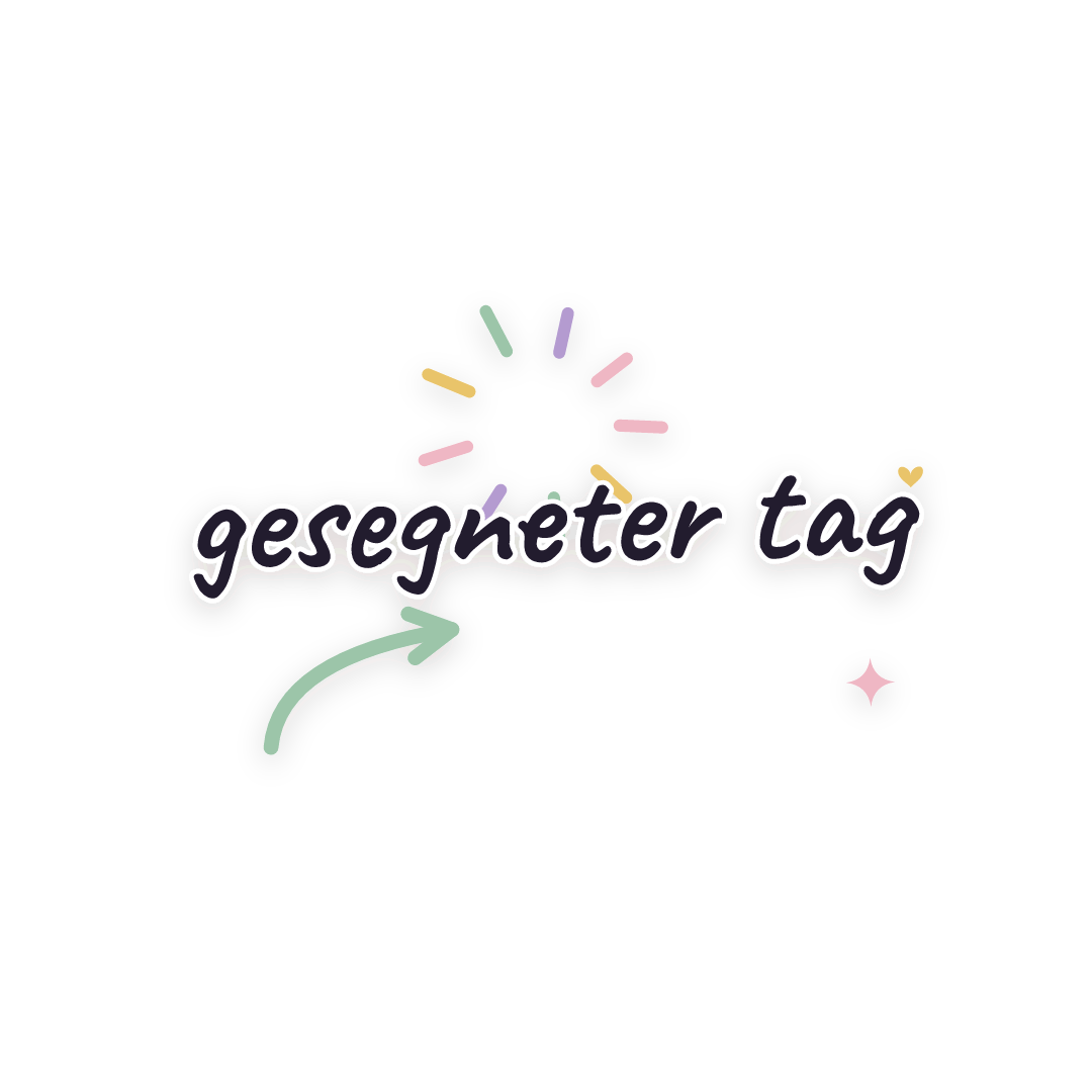 Sticker: gesegneter tag