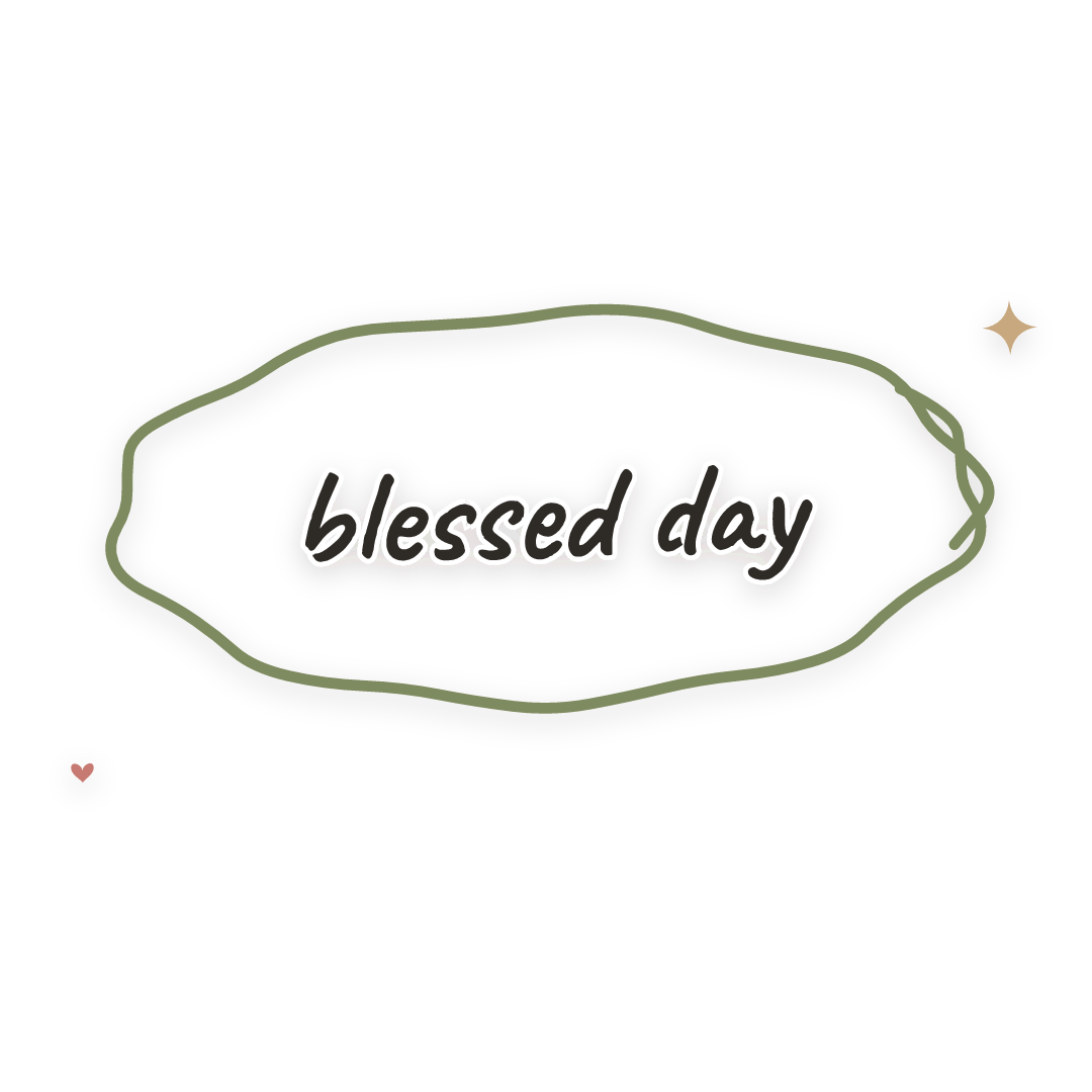 Sticker: blessed day