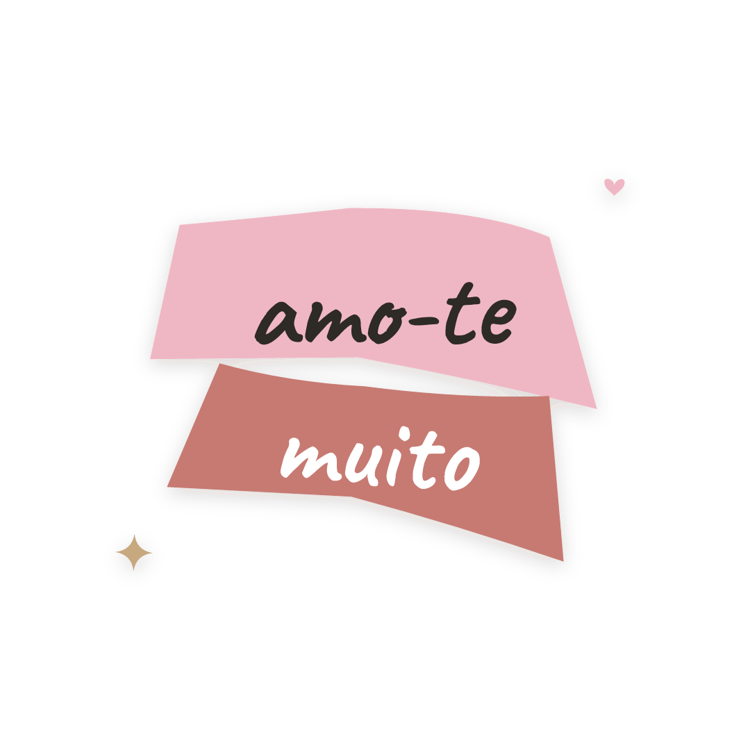 Sticker: amo-te muito