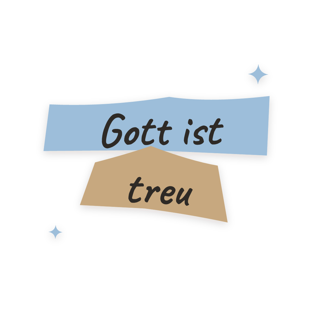 Sticker: Gott ist treu