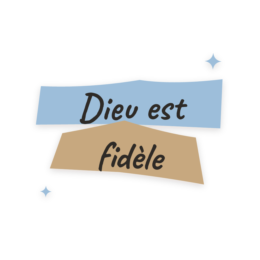 Sticker: Dieu est fidèle