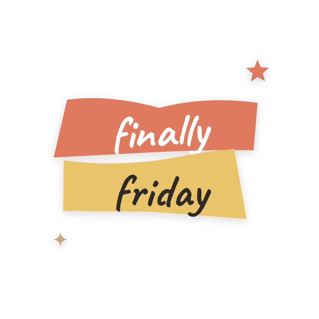 Sticker: finally friday