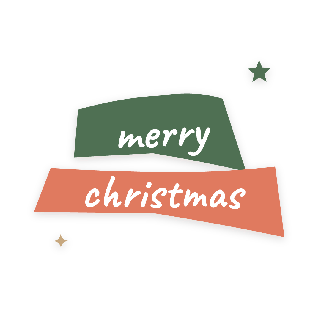 Sticker: merry christmas