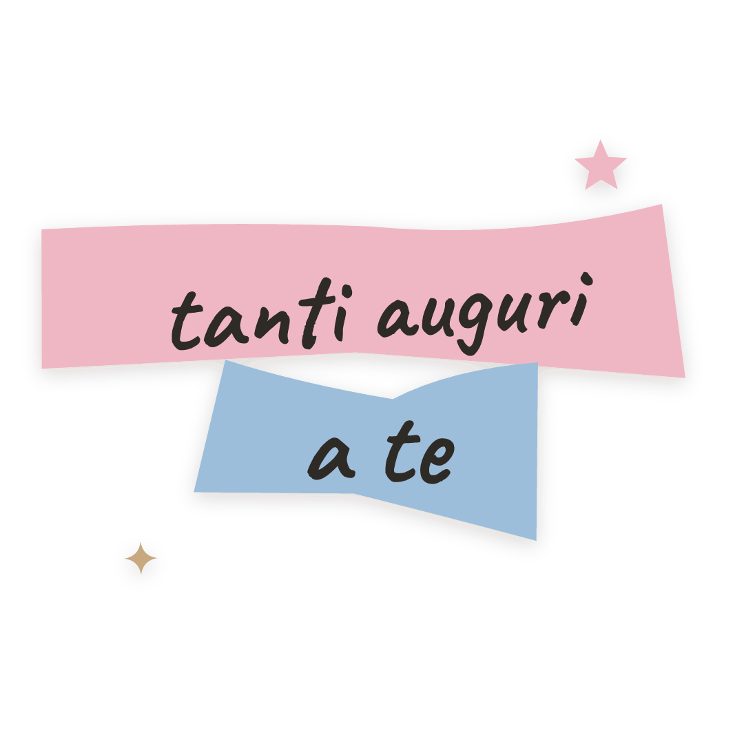 Sticker: tanti auguri a te