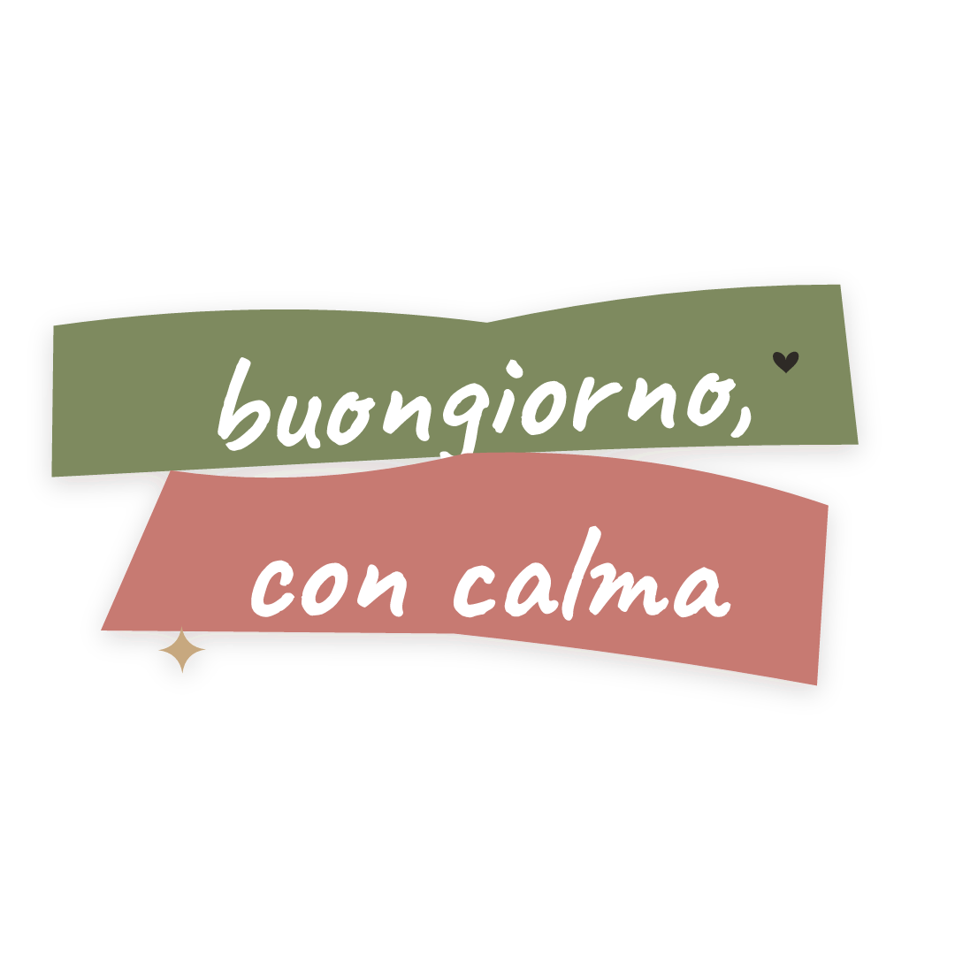 Sticker: buongiorno, con calma