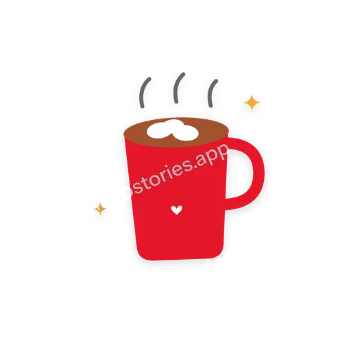Sticker: chocolate quente