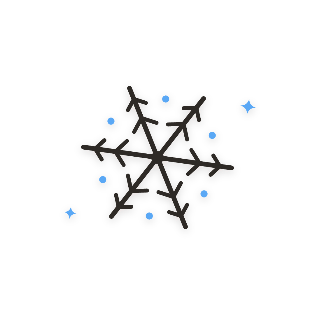 Sticker: flocon de neige