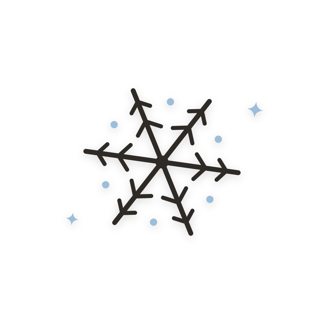 Sticker: floco de neve