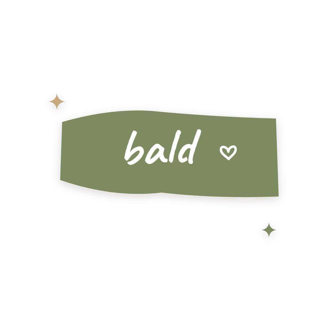 Sticker: bald