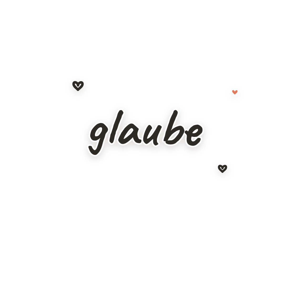 Sticker: glaube