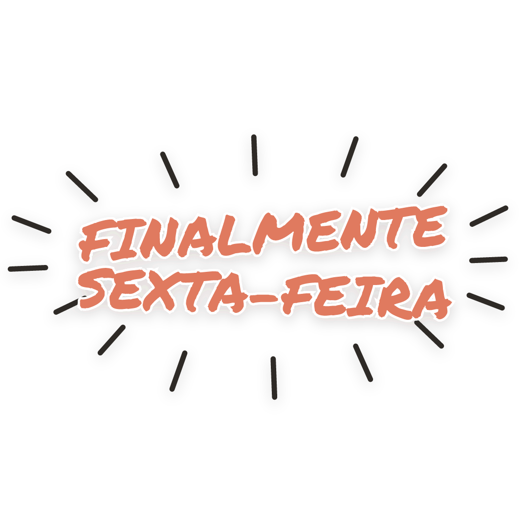 Sticker: finalmente sexta-feira