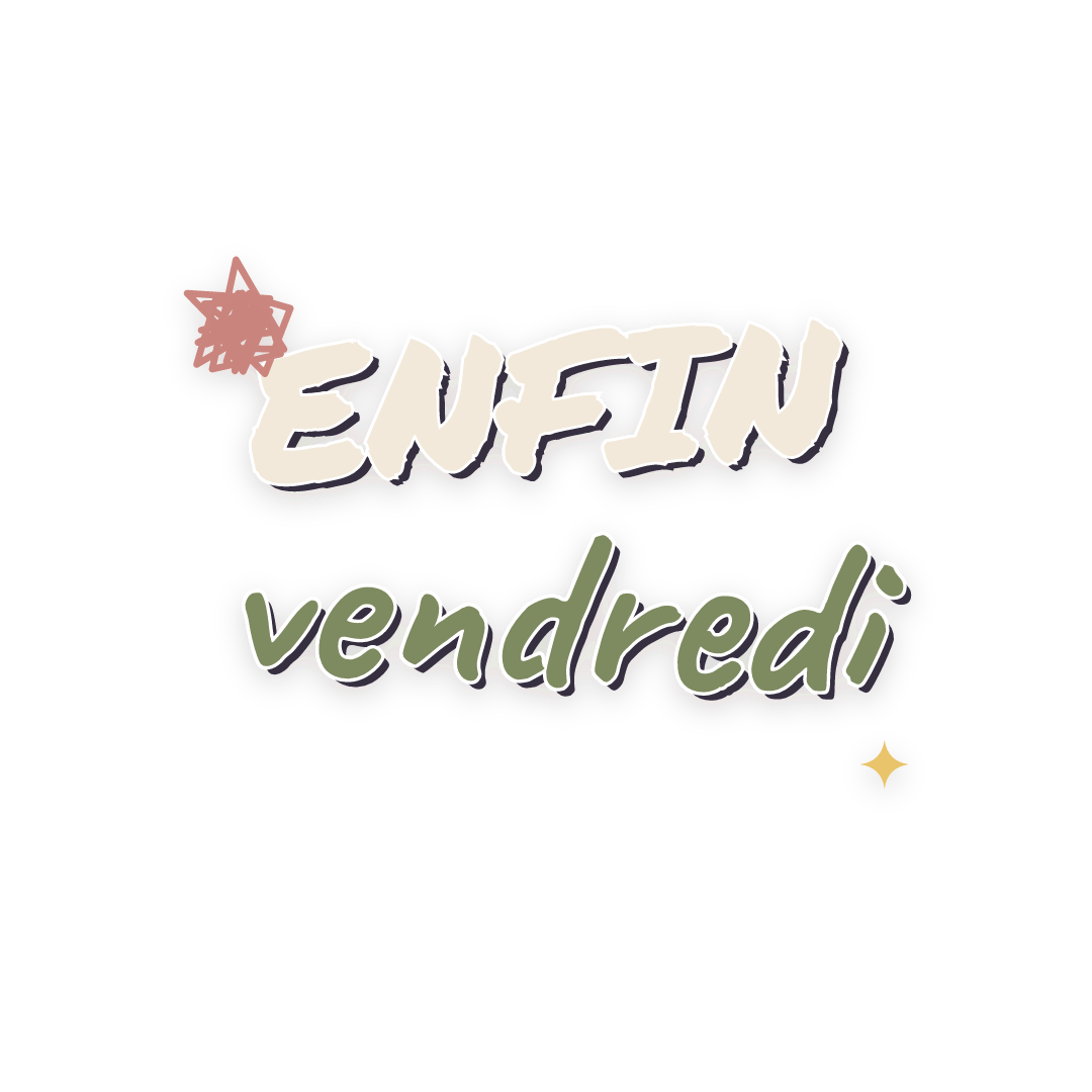 Sticker: enfin vendredi
