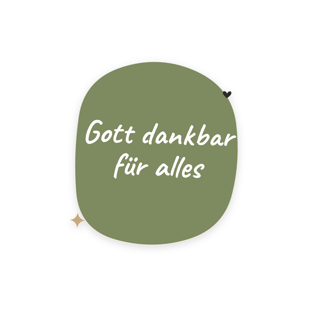 Sticker: Gott dankbar für alles