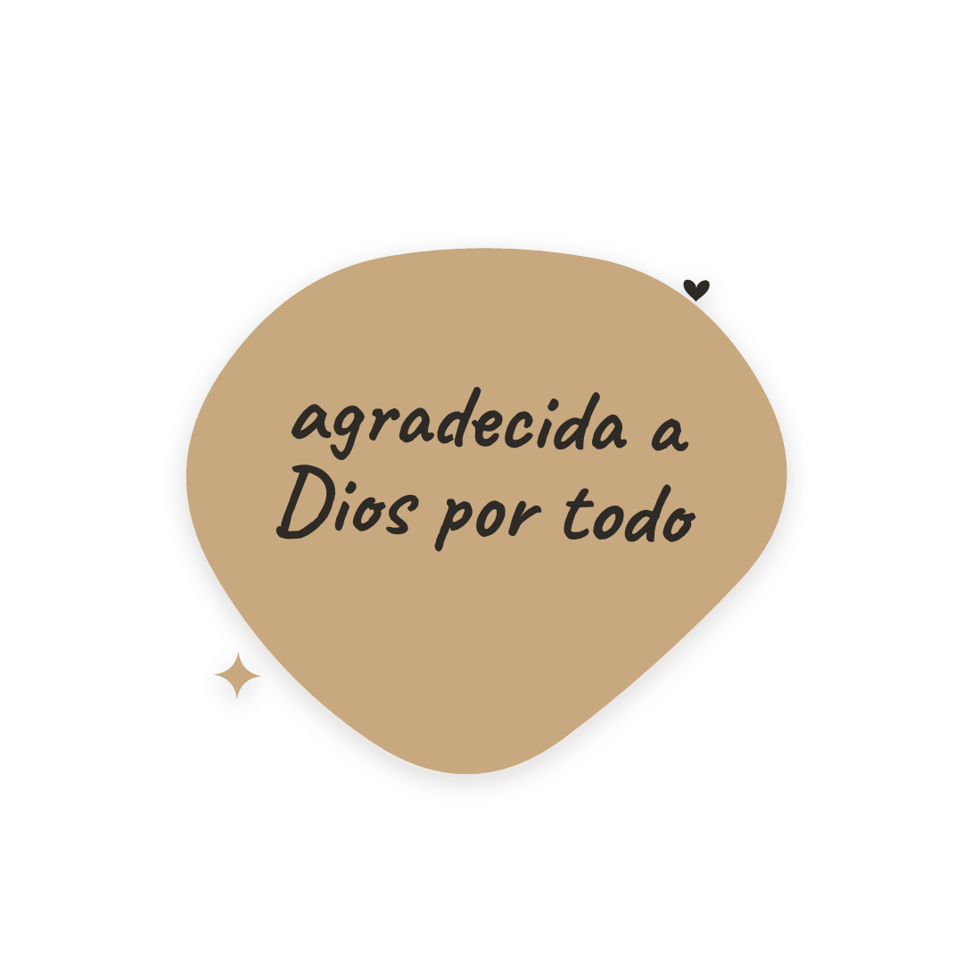 Sticker: agradecida a Dios por todo