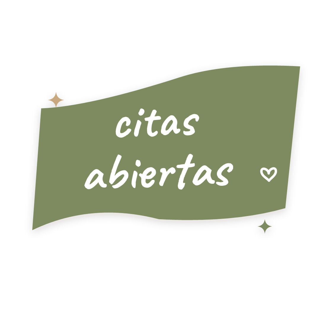 Sticker: citas abiertas
