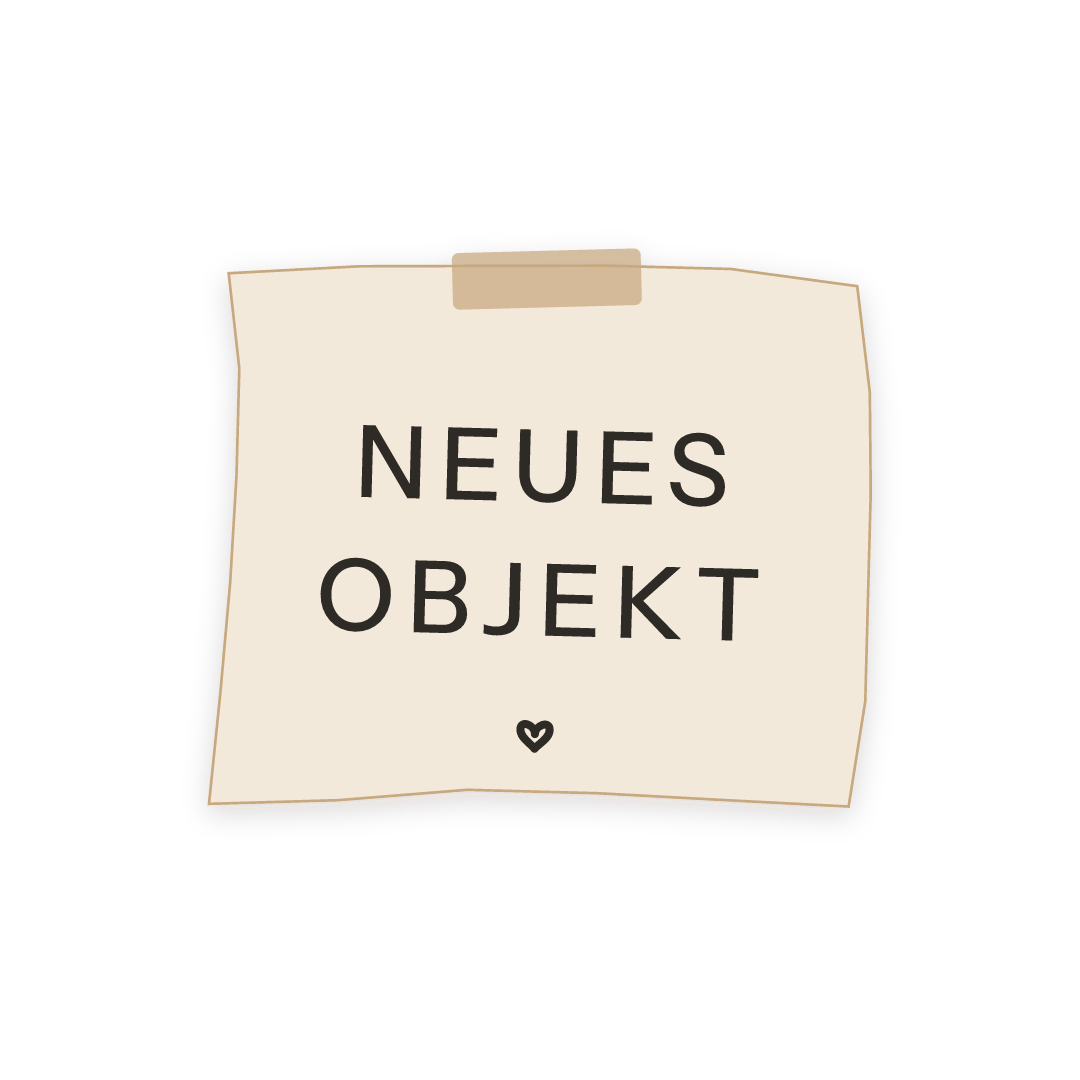 Sticker: neues objekt