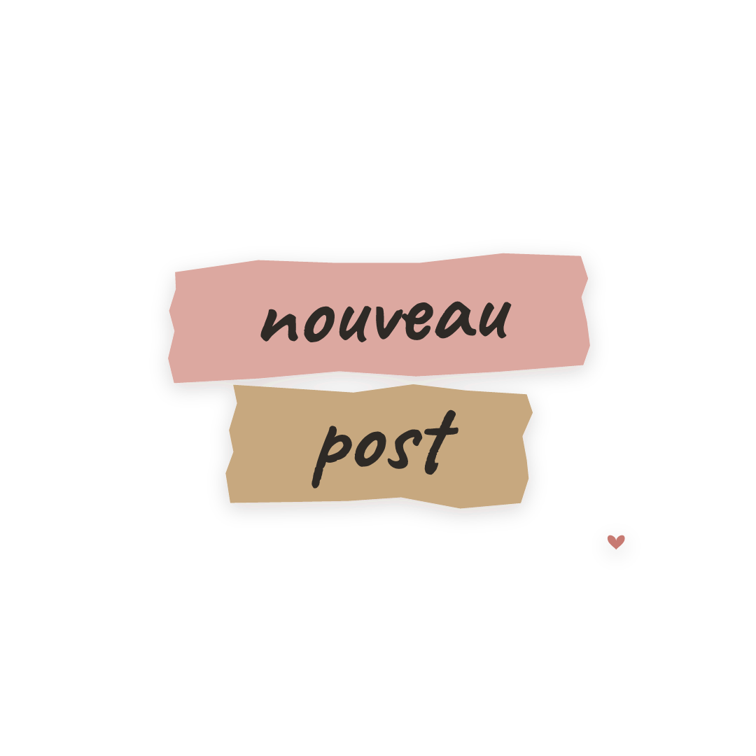 Sticker: nouveau post