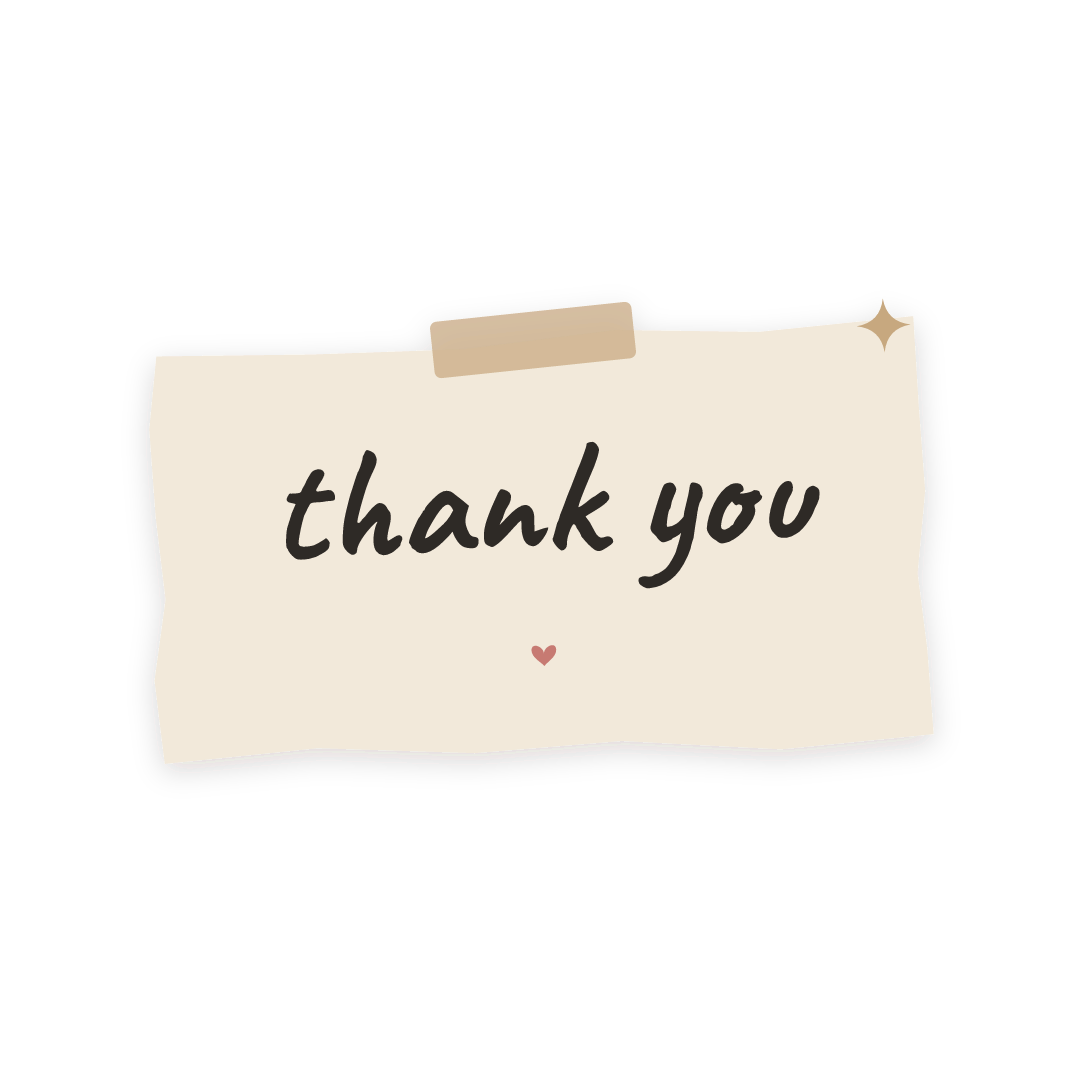 Sticker: thank you