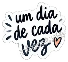 Sticker: um dia de cada vez