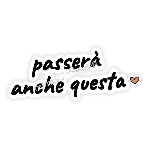 Sticker: passerà anche questa
