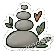 Sticker: Pietre zen