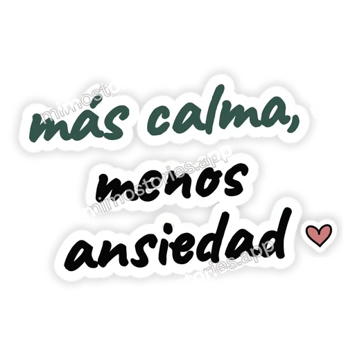 Sticker: más calma, menos ansiedad