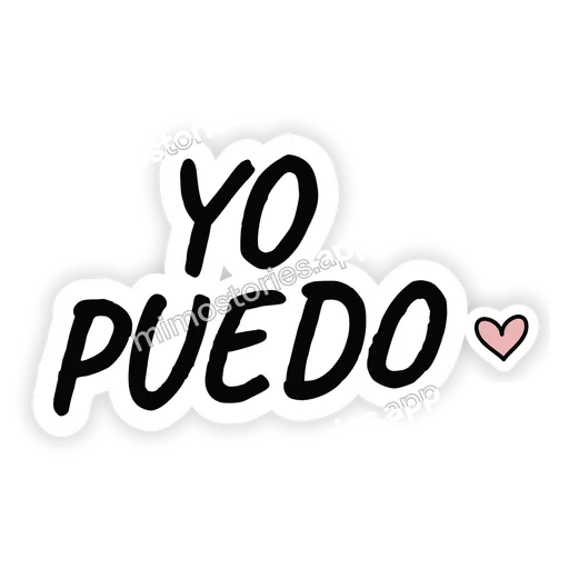 Sticker: yo puedo