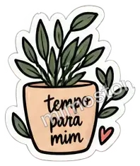 Sticker: tempo para mim