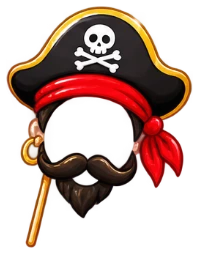 Sticker: Pirat