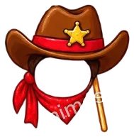 Sticker: Cowboy