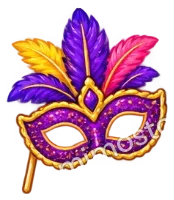 Sticker: Máscara veneziana