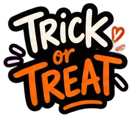 Sticker: Trick or treat