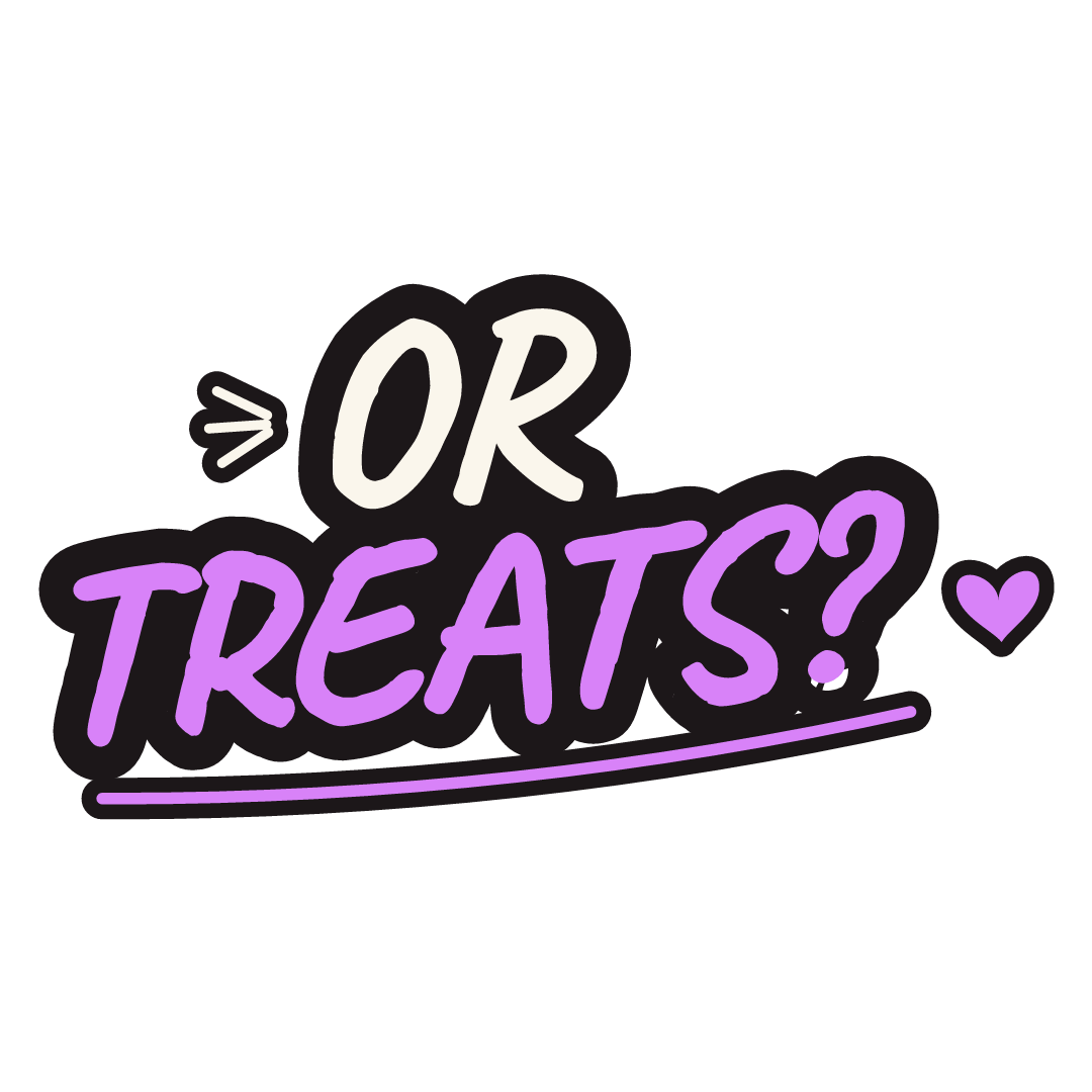Sticker: or treats?