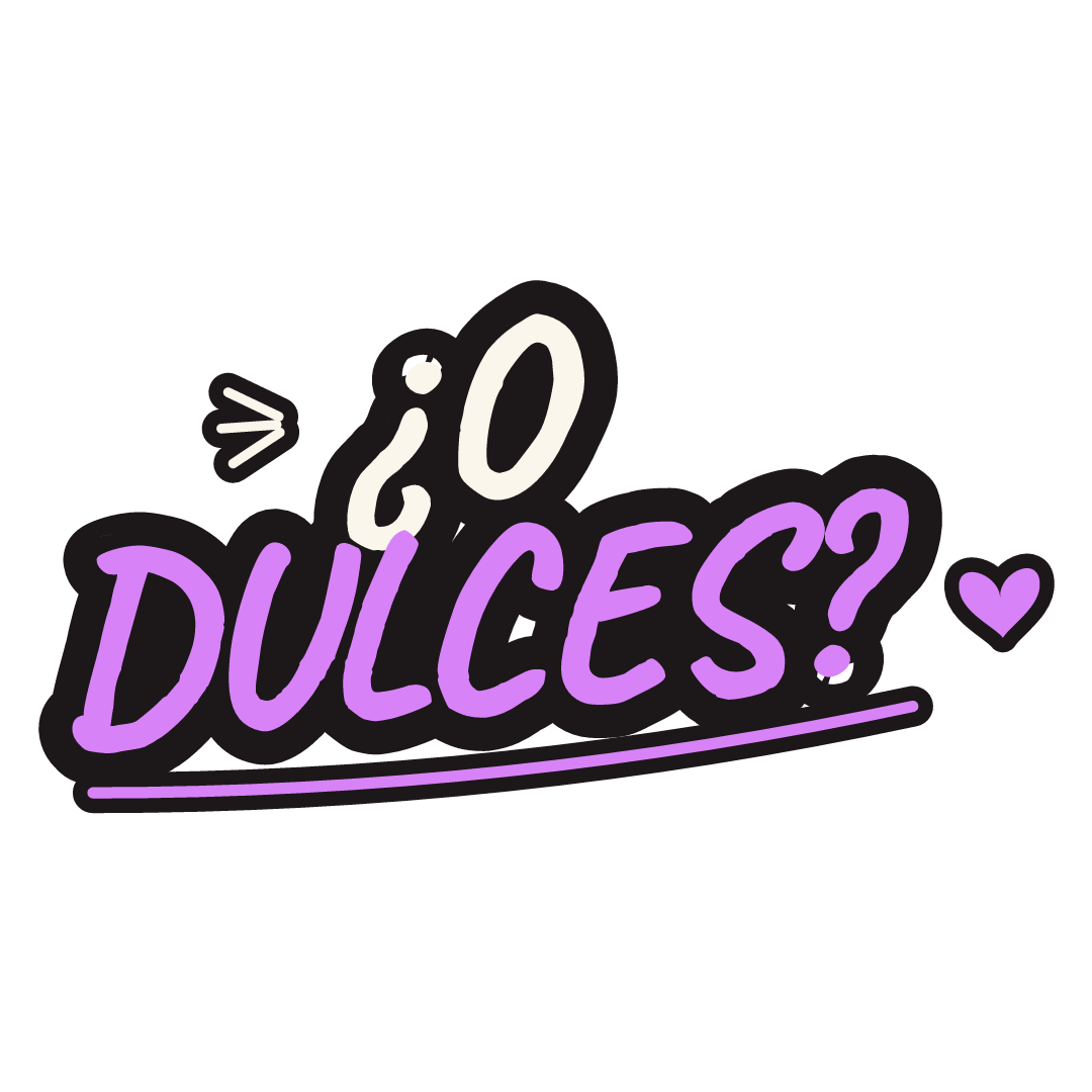 Sticker: ¿o dulces?
