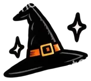 Sticker: Cappello da strega