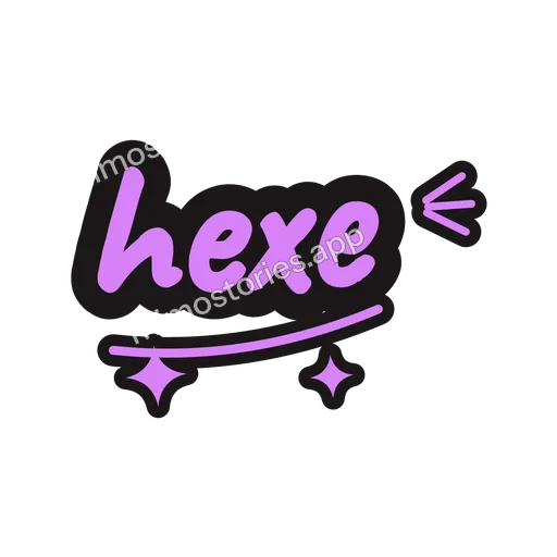 Sticker: hexe
